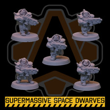 Space Dwarf Warriors- Sci-Fi