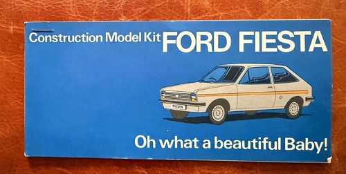 Classic ford fiesta cardboard - classic,