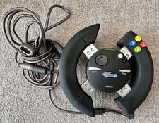 Original Microsoft Xbox Gamester Steering Wheel Controller 3rd Party Racing Game