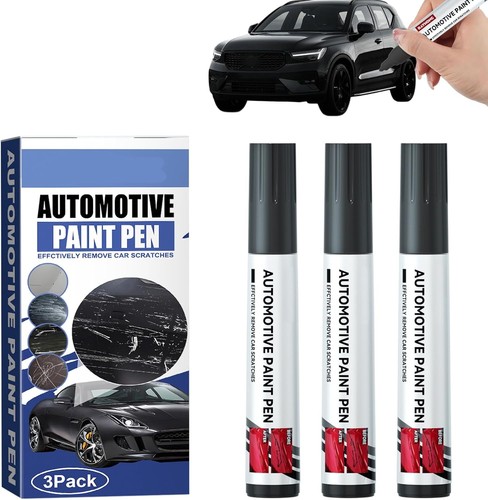 3pcs black touch paint pen - black,
