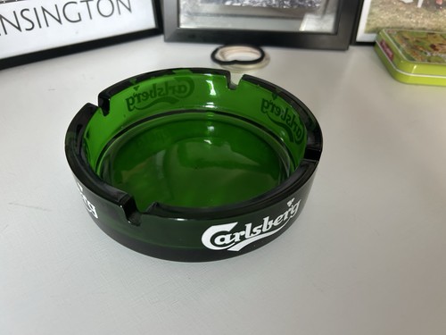 Carlsberg vintage green glass - carlsberg,