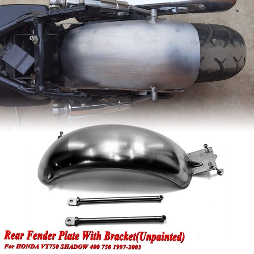 Rear fender plate with - rear,