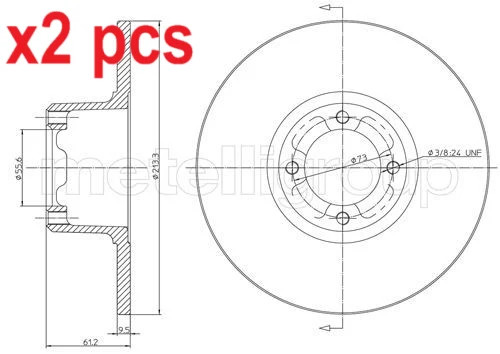 Pcs sides front - sides,