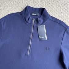 Fred Perry Zip Up Polo Shirt