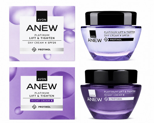 Avon anew platinum day and - avon,