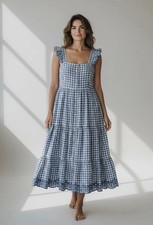 Shabby Chic Blue Gingham