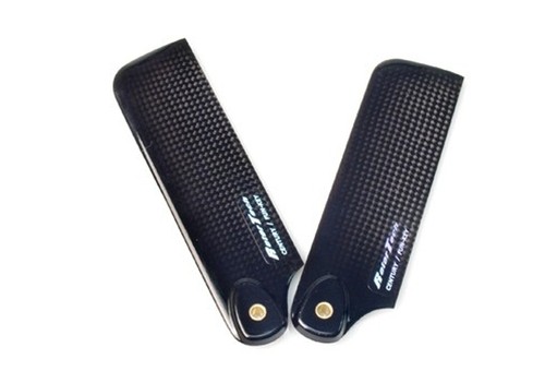 Tail blades 76mm carbon fibre - 76mm,