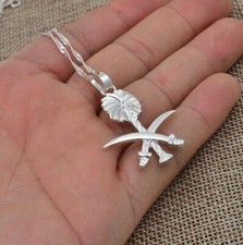 SHIA MUSLIM ISLAMIC ZULFIQAR SWORD IMAM ALI HUSSAIN HASAN PENDANT NECKLACE