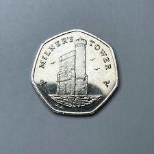 Isle of Man 50p Milner's Tower