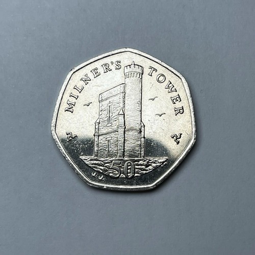 Isle man 50p - 50p, milner's