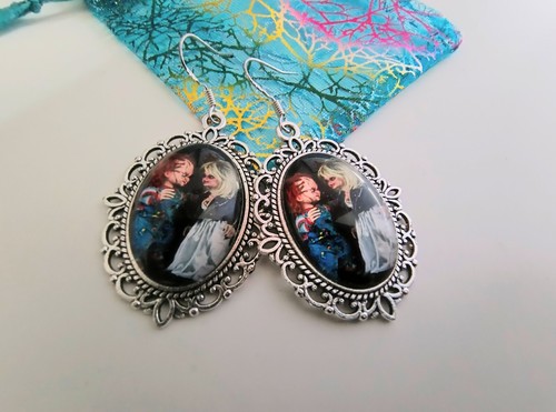 Chucky and his bride earrings - bride,