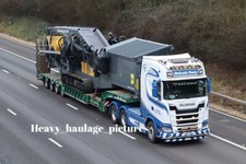 Truck photo McGrath Plant Next Gen Scania 6x4 4 axle step frame 12”x8” print