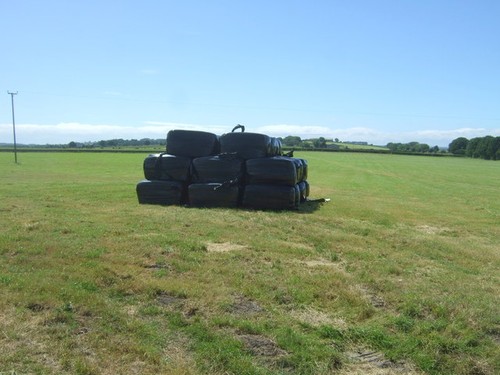 Photo 6x4 silage bales - silage, near
