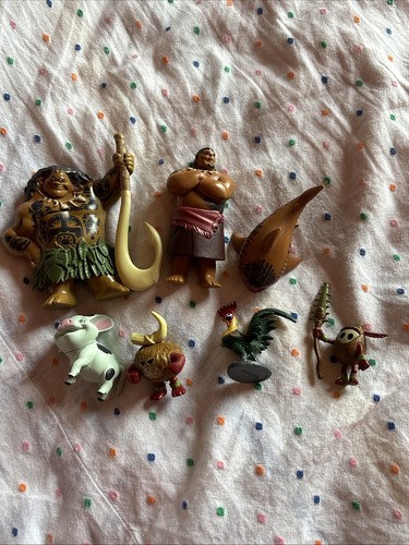 Disney moana figure - bundle, x8