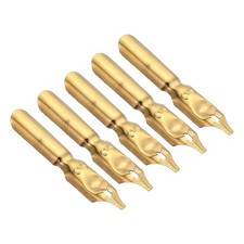 5pc 1.5mm Line Width 304 Stainless Steel Pen Nib Replacement for Drawing Writing