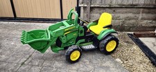 Peg Perego Battery Ride On Kids Tractor John Deere with front loader