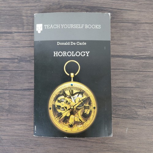 Horology paperback book - horology,