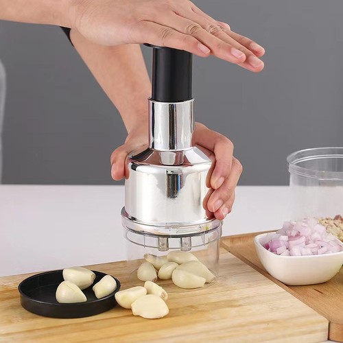 Portable manual food - portable, chopper