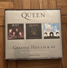Queen - Greatest Hits 1 2 & 3 ~ The Platinum Collection (3 PIC DISC CD BOX SET)