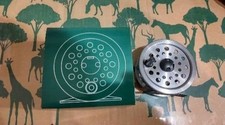 Fly fishing reel metallic