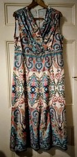 Boho Paisley Wide Leg Jumpsuit
