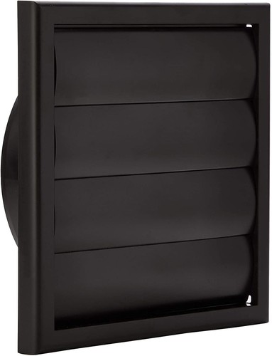 Vents 150mm black external - vents,