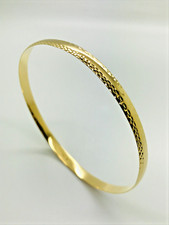 9ct Yellow Solid Gold Slave