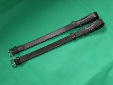 X-Full Brown Cheek Pieces Dark Havana Wide Leather 5/8"