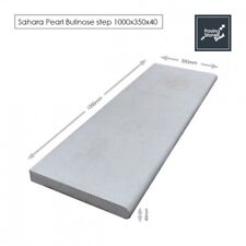 Sahara Pearl Polished limestone Bull Nose Steps 1000x350x40mm