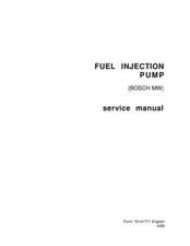 Case Bosch MW Fuel Injection