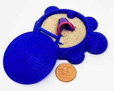 Dolls House Blue Turtle Sand Pit With A Plastic Bucket And Spade BL  tumdee