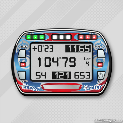 Energy kart style gel - gel, sticker