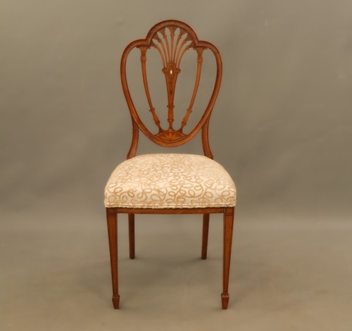 Edwardian solid satinwood