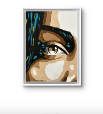Original Abstract Eye Portrait