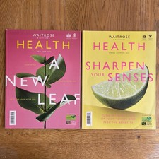 2 x Waitrose Health Magazines