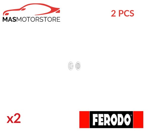 Brake discs set pair ferodo - brake,