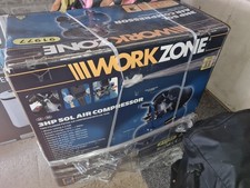 Workzone Compressor, 3hp, All New In Box Including Photographed Accessories