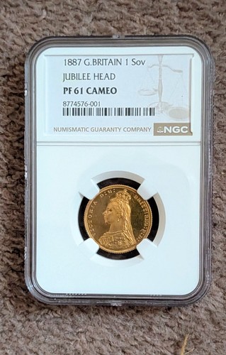Rare 1887 proof full - rare,