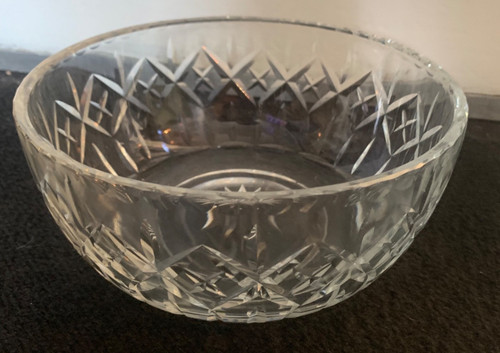 Lead crystal fruit trifle bowl - crystal,