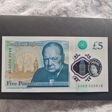 AA02 Bank Of England £5 Five