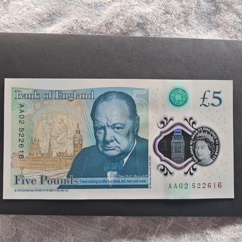 Aa02 bank england 5 five - bank, £5