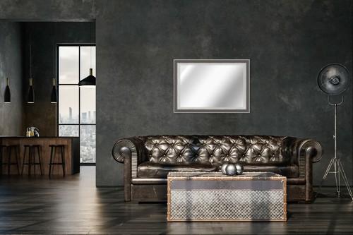 Mirror large gunmetal - large,