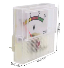 Voltage Meter 0-15 V DC Analog