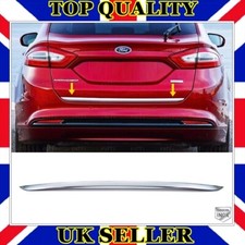 Chrome Rear Trunk Bottom Trim STAINLESS STEEL For FORD MONDEO MK5 2015-UP