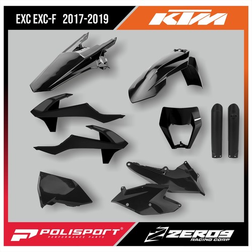 Ktm plastics kit - ktm, exc-f