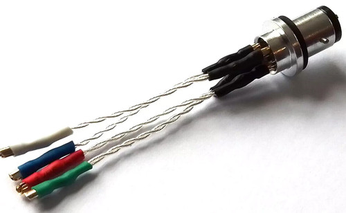 Litz silver wired headshell - wired,