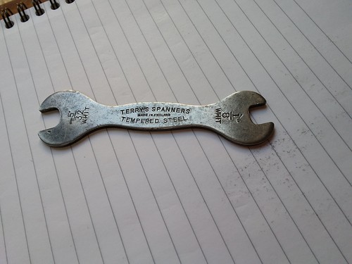 Terry spanners whit - 1/8, x