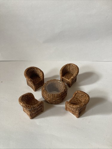 Rattan style toy dolls - toy, house
