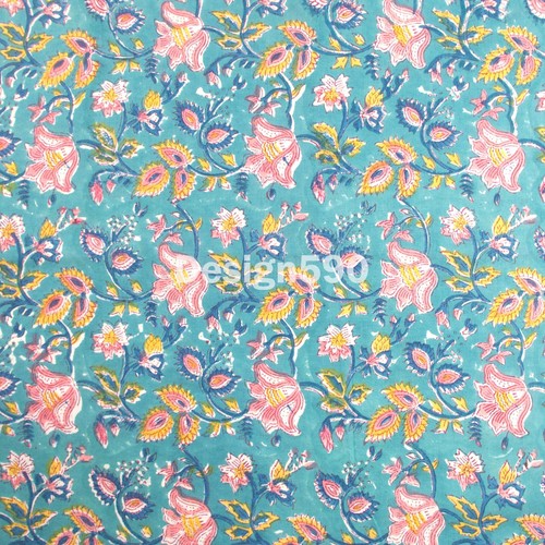 Indian block printed light - block,
