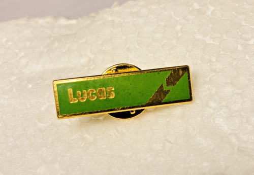 Vintage lucas enamel badge - vintage,
